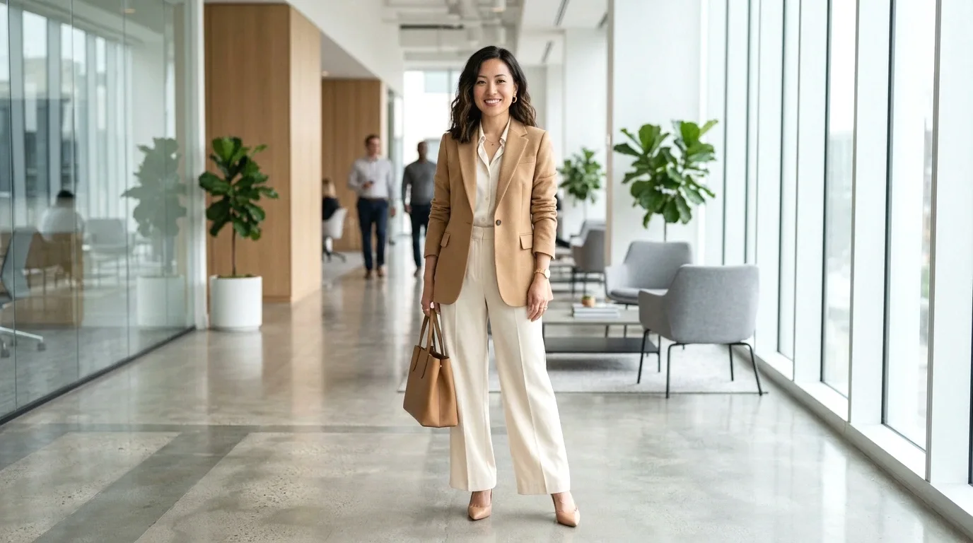 25 Petite Business Casual Outfit Ideas That Won’t Overwhelm Your Frame